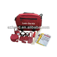 Certificação CE aprovado tecido impermeável multifunções e multi-purpose lockout kit de segurança